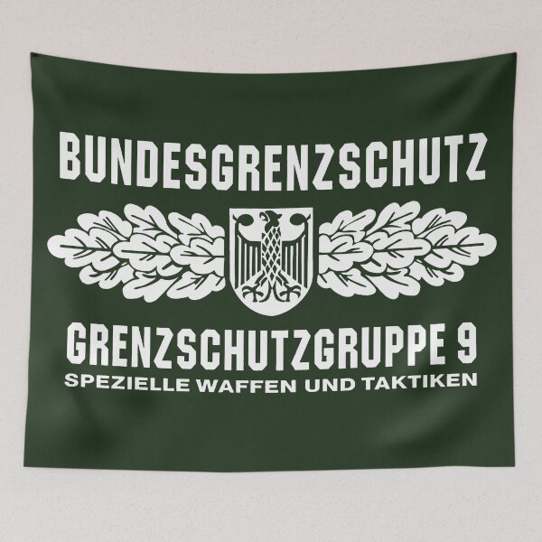Artikelvorschau, Bundesgrenzschutz White Classic Design Logo entworfen und verkauft von Lachrymator.