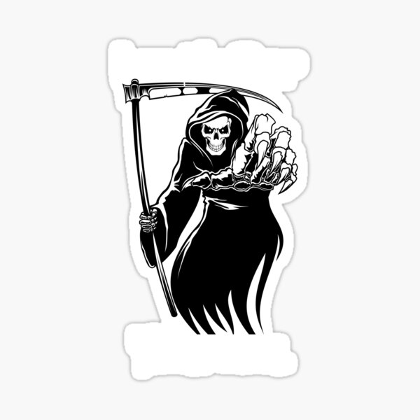 Grim Reaper Tshirts Sticker