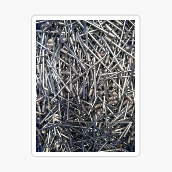 "Rivets" Sticker by richjam Redbubble