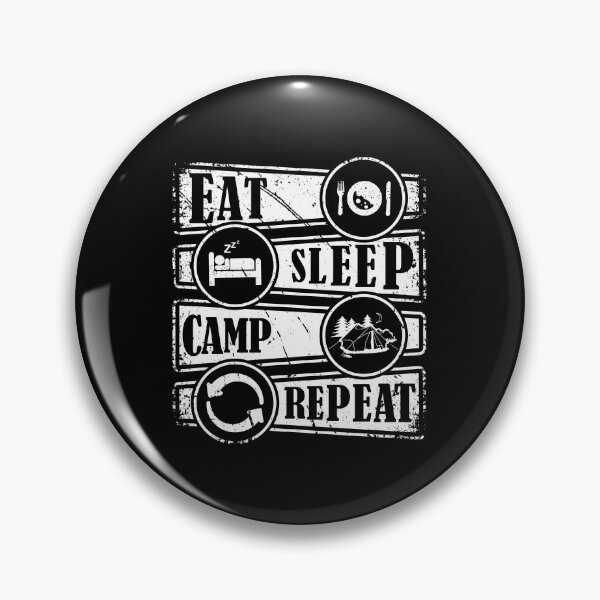 Item preview, Eat Sleep Camp Repeat designed and sold by HLHStudio.