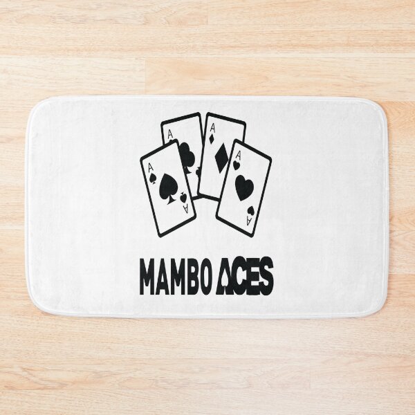 Item preview, Mambo Aces Salsa White Outline For Dark Colours designed and sold by 108dragons.
