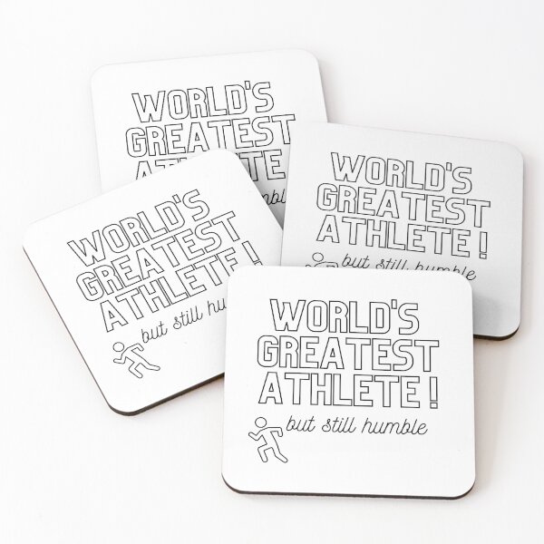 Item preview, World's Greatest Athlete, but still humble merch designed and sold by Wanderers'  Arcadia.