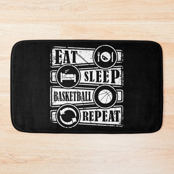 Item preview, Eat Sleep Basketball Repeat designed and sold by HLHStudio.