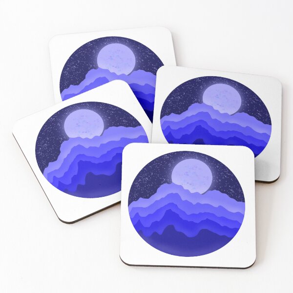 Item preview, Blue Hills & moon designed and sold by Isabella Ferrari.