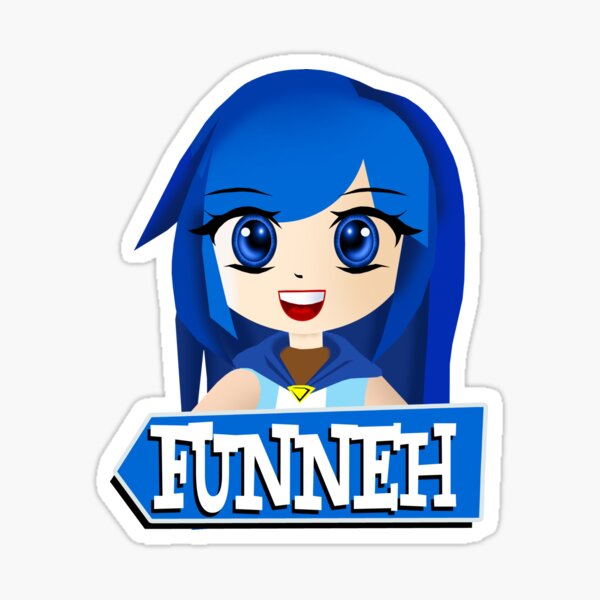 Itsfunneh Stickers Redbubble - roblox its funneh bloxburg decal