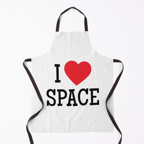 Item preview, 'I Love Space' (White) designed and sold by The Button Gal.