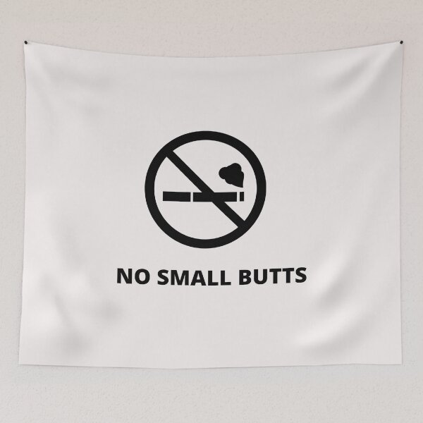Item preview, 'No Small Butts' - Funny Cigar Design - Sorry Girls! designed and sold by Millenial Designs.