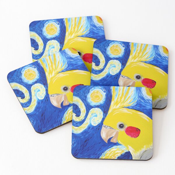 Item preview, Stary Cockatiel Print designed and sold by cathyartist.
