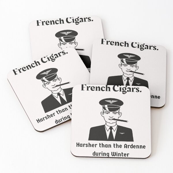 Item preview, French Cigars - Harsher than the Ardenne during Winter designed and sold by Millenial Designs.