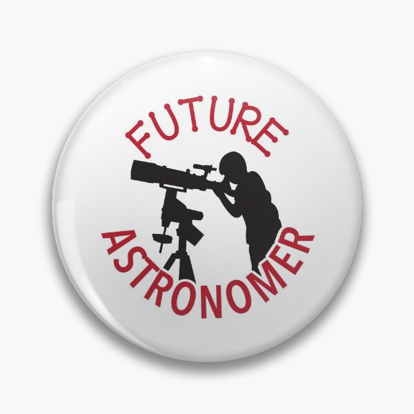 Item preview, 'Future Astronomer' (White) designed and sold by The Button Gal.