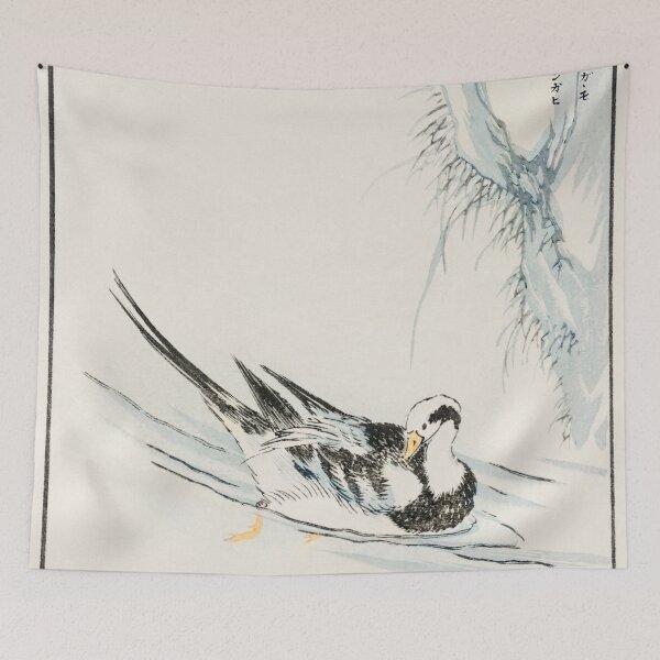 Item preview, long tailed wild duck and cliff illustration 43380647051 designed and sold by Bird-Lore.