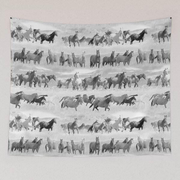 Item preview, Wild Mustangs 2 designed and sold by AxeLeon Patterns.