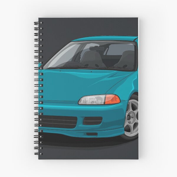 Item preview, Civic EG hatch teal designed and sold by ArtyMotive.