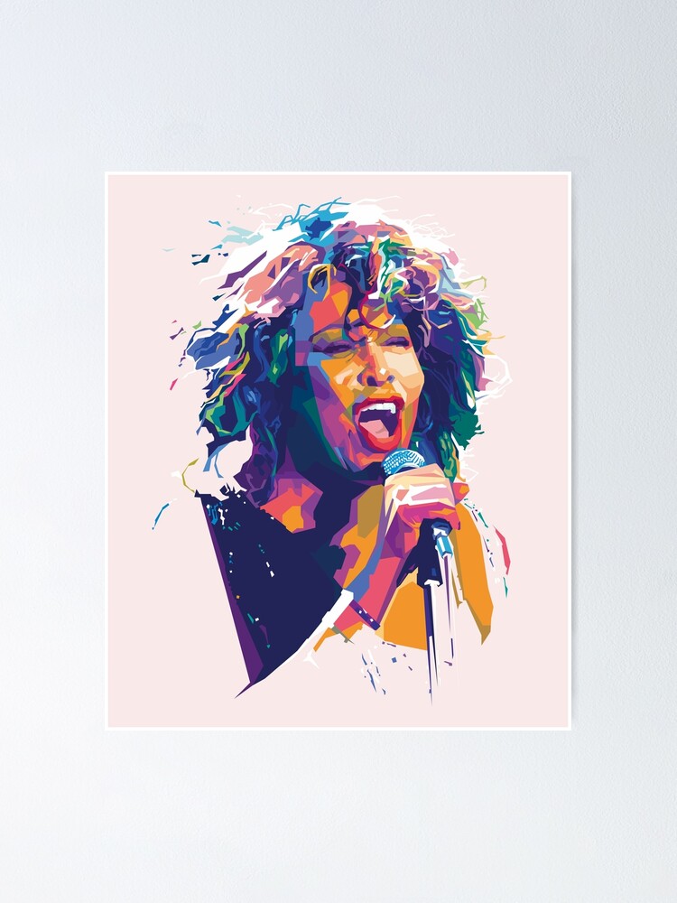 Wall Art. Artwork Poster Tina Turner