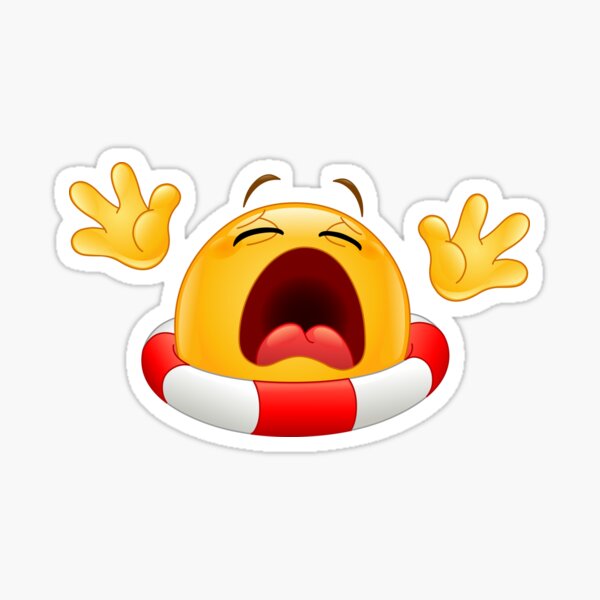 Artikel-Vorschau von Emoji ertrinken, designt und verkauft von Yael Weiss.