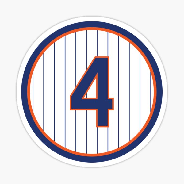 Johan Santana #57 Jersey Number Sticker for Sale by StickBall