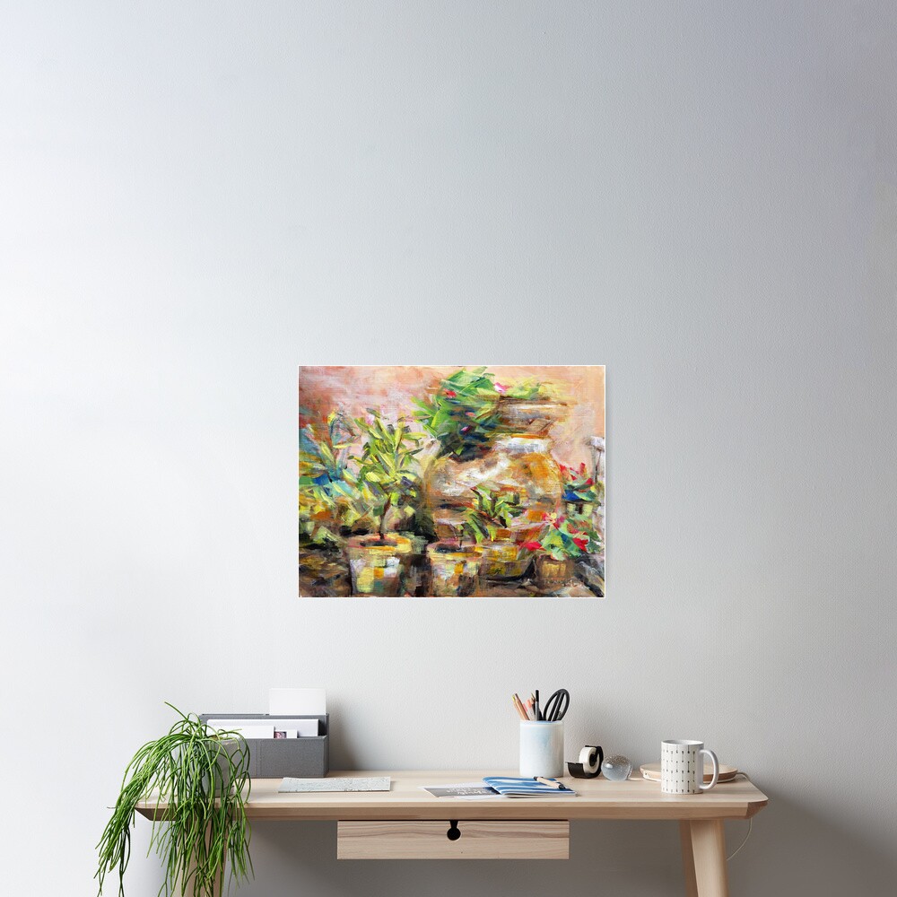 Garden Pots Poster