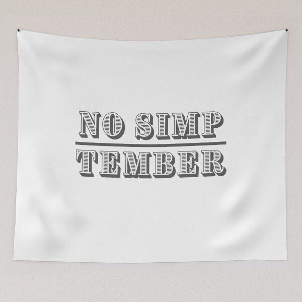 Item preview, No Simp September Meme designed and sold by InkmanTFactory.