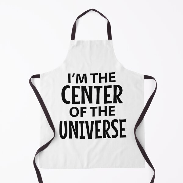 Item preview, 'I'm The Center Of The Universe' (White) designed and sold by The Button Gal.