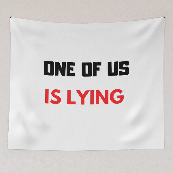Item preview, One Of Us Is Lying designed and sold by The Full Cart.