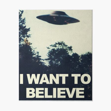 Item preview, I Want to Believe designed and sold by Just Smile.