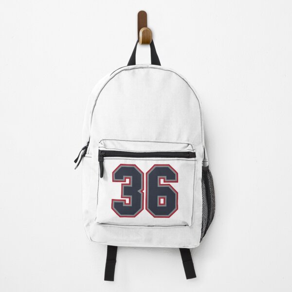 Item preview, 36 Navy Grey Red Sports Number Thirty-Six designed and sold by HelloFromAja.