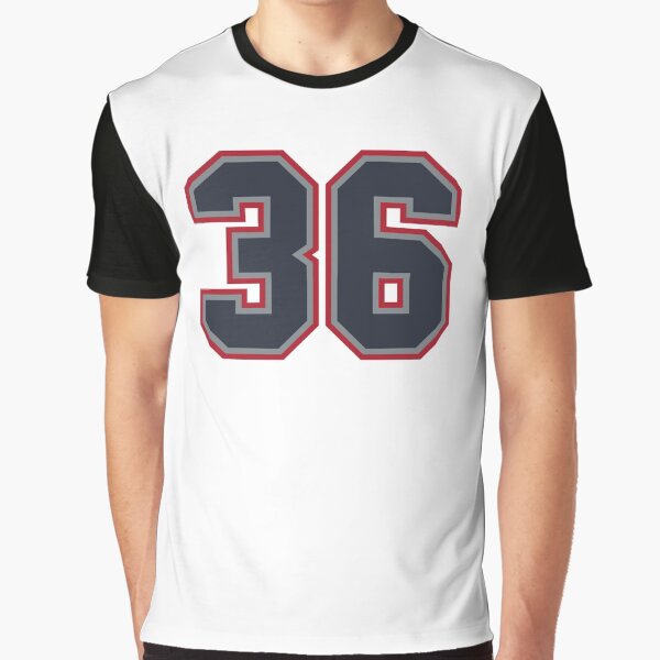 Artikel-Vorschau von 36 Navy Grey Red Sports Nummer Sechsunddreißig, designt und verkauft von HelloFromAja.