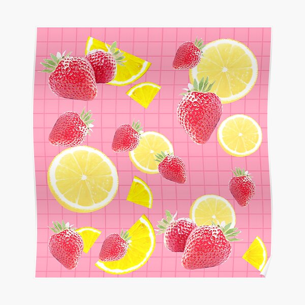 Strawberry lemonade! Poster