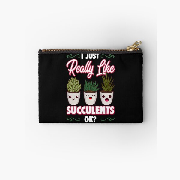 Item preview, I Just Really Like Succulents, OK? Cute Plant Pun designed and sold by perfectpresents.