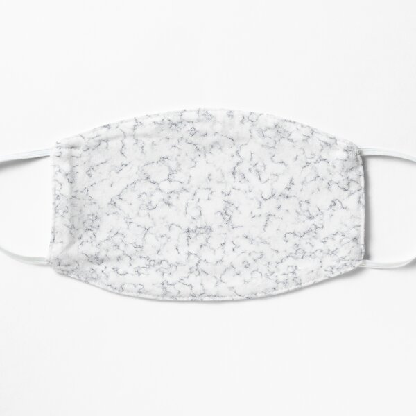 Marble white Flat Mask