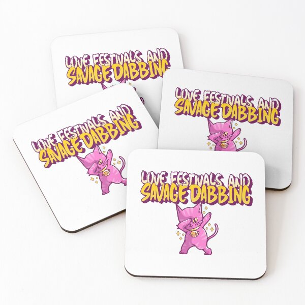 Item preview,  Love festivals and  dabbing, dancing pink cat designed and sold by RoManSmArt.
