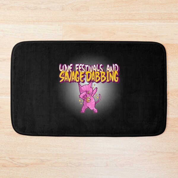 Item preview,  Love festivals and  dabbing, dancing pink cat designed and sold by RoManSmArt.