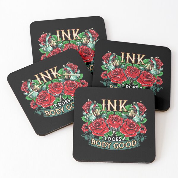 Item preview, Funny Ink It Does A Body Good Tattoo Artist Pun designed and sold by perfectpresents.