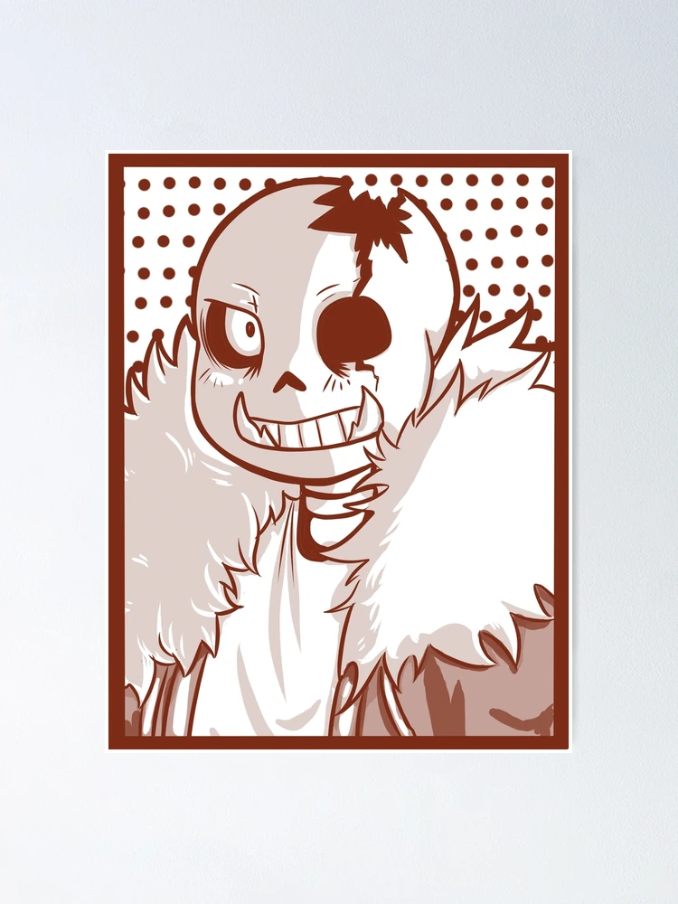 sans undertale game chapter 3 Postcard for Sale by onlydrawning
