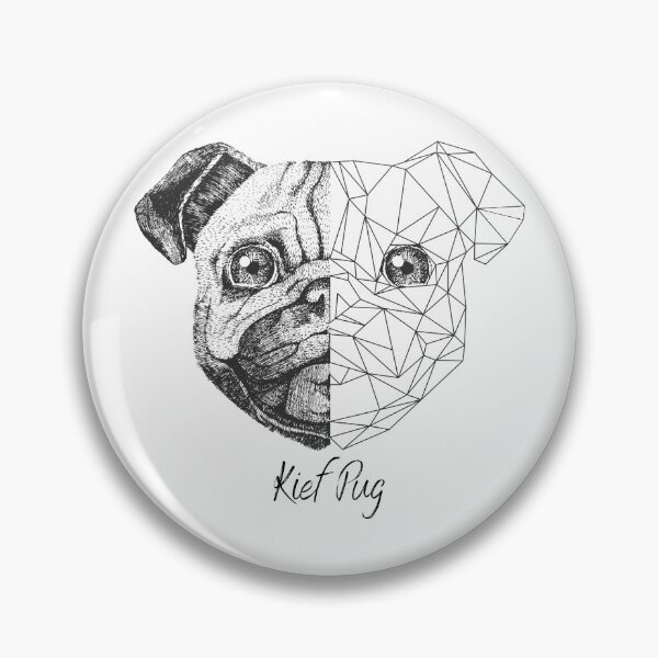 Item preview, Kief Pug Geometric Shape designed and sold by kief-clothes.