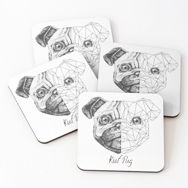 Item preview, Kief Pug Geometric Shape designed and sold by kief-clothes.