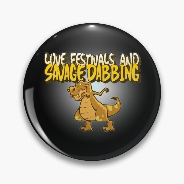 Item preview,  Love festivals and  dabbing, dancing  cartoon dinosaur, t-rex designed and sold by RoManSmArt.