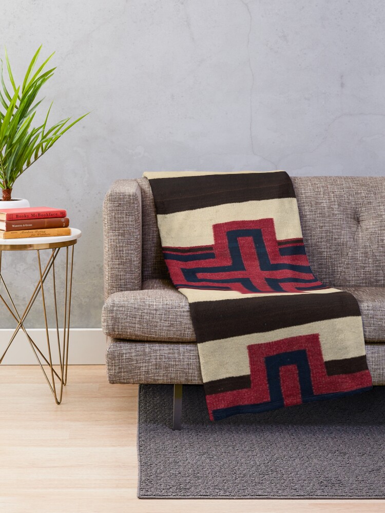 Thumbnail 2 of 6, Throw Blanket, Navajo Blanket 5 designed and sold by hellcom.