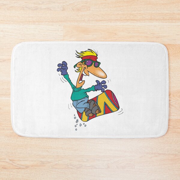 Item preview, Funny snowboarder colorful design gift idea for boys & girls who snowboard designed and sold by BRtisticDesigns.