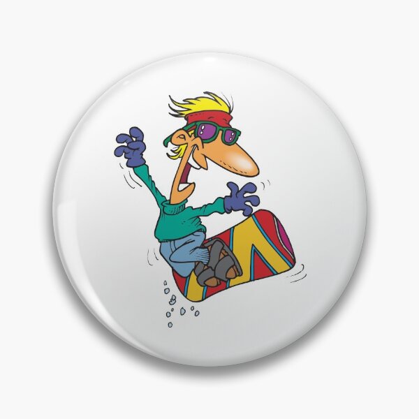 Item preview, Funny snowboarder colorful design gift idea for boys & girls who snowboard designed and sold by BRtisticDesigns.