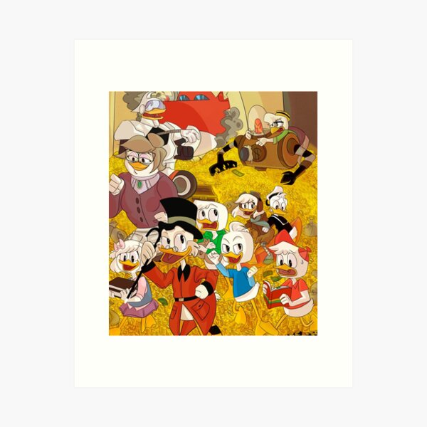 Ducktales Woo-ooh Kunstdruck