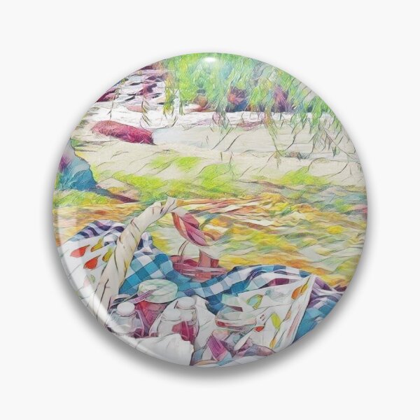 Item preview, Picnic Time by the River - Serene Riverside Picnic designed and sold by Galathi Designs.