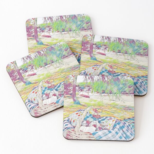 Item preview, Picnic Time by the River - Serene Riverside Picnic designed and sold by Galathi Designs.