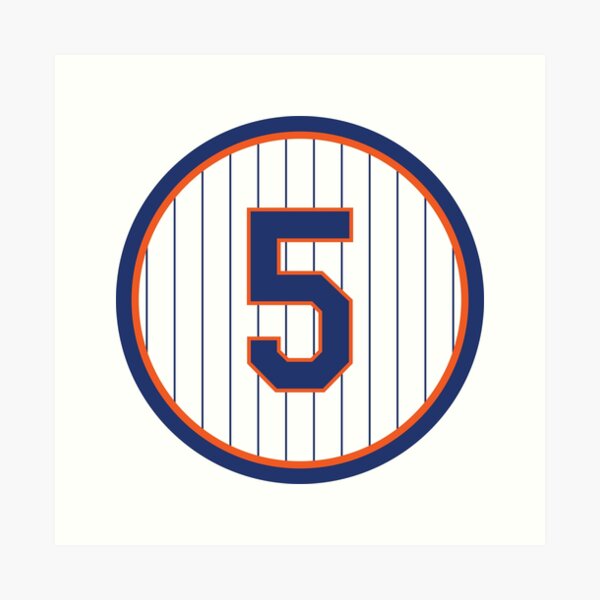 Item preview, David Wright #5 Jersey Number designed and sold by StickBall.