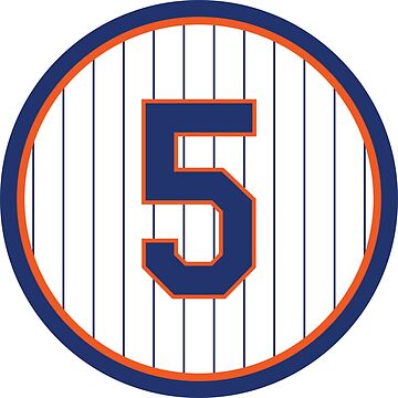 "David Wright 5 Jersey Number" Sticker for Sale by StickBall Redbubble