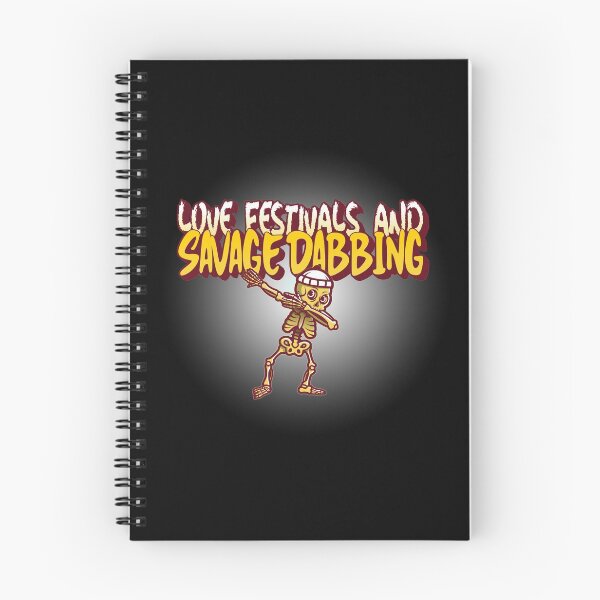 Item preview,  Love festivals and  dabbing, dancing Halloween skull skeleton cartoon  designed and sold by RoManSmArt.