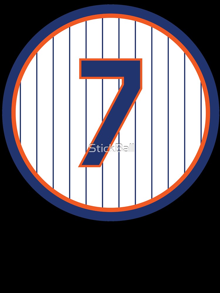 Jose Reyes #7 Jersey Number Baby T-Shirt for Sale by StickBall