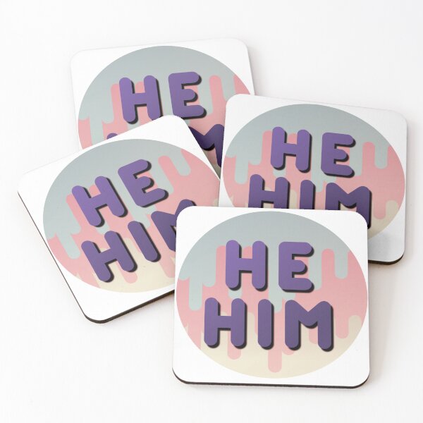 Item preview, Retro pronouns He/Him designed and sold by sammyspam.