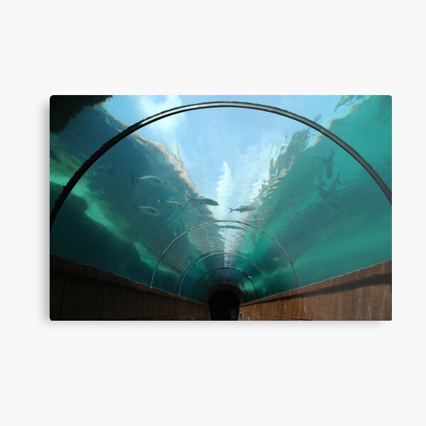 Atlantis Tunnel Metal Print
