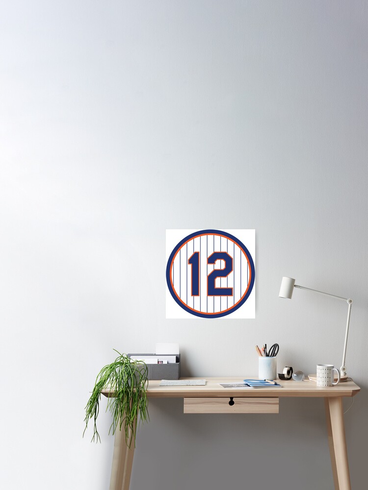 Francisco Lindor #12 Jersey Number Sticker for Sale by StickBall